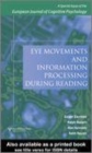Image for Eye movements and information processing during reading.