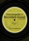 Image for Encyclopedia of Recorded Sound