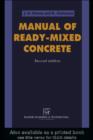 Image for Manual of ready-mixed concrete