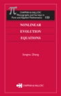 Image for Nonlinear evolution equations / by Song-Mu, Zheng.