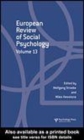 Image for European Review of Social Psychology: Volume 13