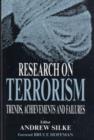 Image for Research on Terrorism: Trends, Achievements &amp; Failures