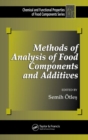 Image for Methods of analysis of food components and additives