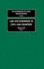 Image for Law and economics in civil law countries