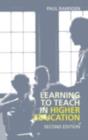 Image for Learning to Teach in Higher Education