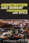 Image for Architecture and energy: performance and style