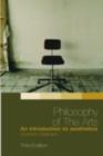 Image for Philosophy of the arts: an introduction to aesthetics