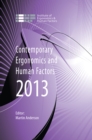 Image for Contemporary Ergonomics and Human Factors 2013