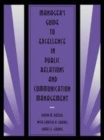 Image for Manager&#39;s guide to excellence in public relations and communication management