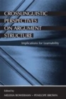 Image for Crosslinguistic perspectives on argument structure