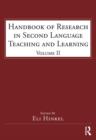 Image for Handbook of research in second language teaching and learning. : Volume II