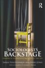 Image for Sociologists Backstage: Answers to 10 Questions About What They Do