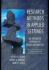 Image for Research methods in applied setttings: an integrated approach to design and analysis.