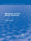 Image for Meaning and the moral sciences