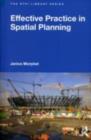 Image for Effective Practice in Spatial Planning