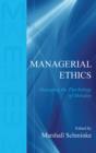 Image for Managerial Ethics: Morally Managing People and Processes