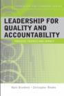Image for Leadership for Quality and Accountability in Education
