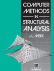 Image for Computer methods in structural analysis