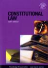 Image for Constitutional law.