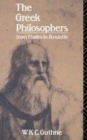 Image for The Greek Philosophers: From Thales to Aristotle