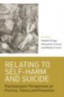Image for Relating to self-harm and suicide: psychoanalytic perspectives on practice, theory and prevention