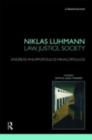 Image for Niklas Luhmann: law, society, justice