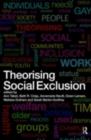 Image for Theorising Social Exclusion