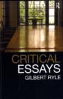 Image for Critical essays: collected papers