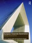 Image for European corporate governance: readings and perspectives
