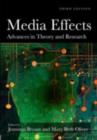 Image for Media Effects: Advances in Theory and Research : 0