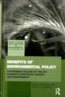 Image for Benefits of environmental policy: conference volume of the 6th Chemnitz Symposium, &#39;Europe and Environment&#39;