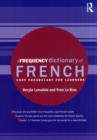 Image for A Frequency Dictionary of French: Core Vocabulary for Learners