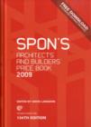 Image for Spon&#39;s Architects&#39; and Builders&#39; Price Book 2009