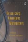 Image for Researching operations management