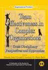 Image for Team Effectiveness in Complex Organizations: Cross-Disciplinary Perspectives and Approaches