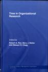 Image for Time in organizational research