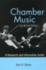 Image for Chamber Music: A Research and Information Guide