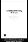 Image for Electric refractory materials