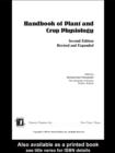 Image for Handbook of plant and crop physiology