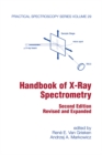 Image for Handbook of X-ray spectrometry