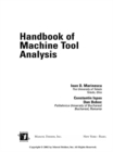 Image for Handbook of machine tool analysis