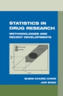 Image for Statistics in drug research: methodologies and recent developments