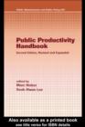 Image for Public productivity handbook.