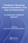 Image for Handbook of business interest associations, firm size and governance: a comparative analytical approach