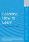 Image for Learning How to Learn: Tools for Schools