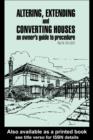 Image for Altering, extending and converting houses.