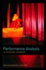 Image for Performance analysis: an introductory coursebook