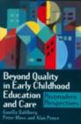 Image for Beyond quality in early childhood education and care: postmodern perspectives