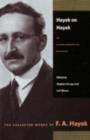Image for Hayek on Hayek: an autobiographical dialogue