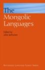 Image for The Mongolic Languages